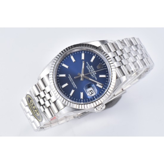 Rolex-Datejust 126234 36mm Jub SS/SS Blue/Stk Clean VR3235