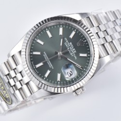 Rolex-Datejust 126234 36mm Jub SS/SS Grey/Stk CLEAN(JQF) VR3235