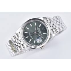 Rolex-Datejust 126234 36mm Jub SS/SS Grey/Stk CLEAN(JQF) VR3235