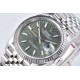 Rolex-Datejust 126234 36mm Jub SS/SS Palm Motif Green/Stk CLEAN(VSF) VS3235
