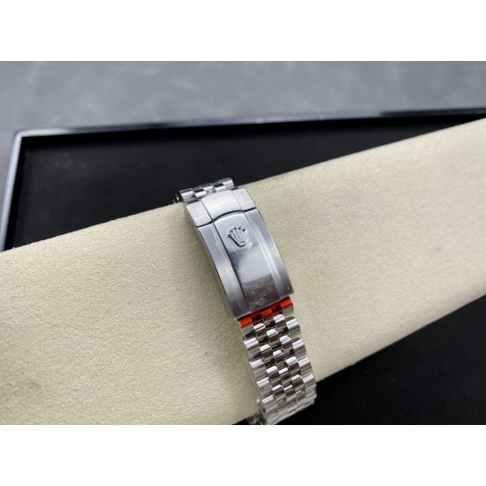 Rolex-Datejust 126334 41mm Jub Flt 904L SS/SS Black/Stk VSF VS3235