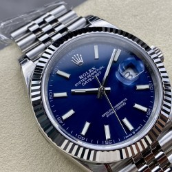 Rolex-Datejust 126334 41mm Jub Flt 904L SS/SS Blue/Stk VSF VS3235