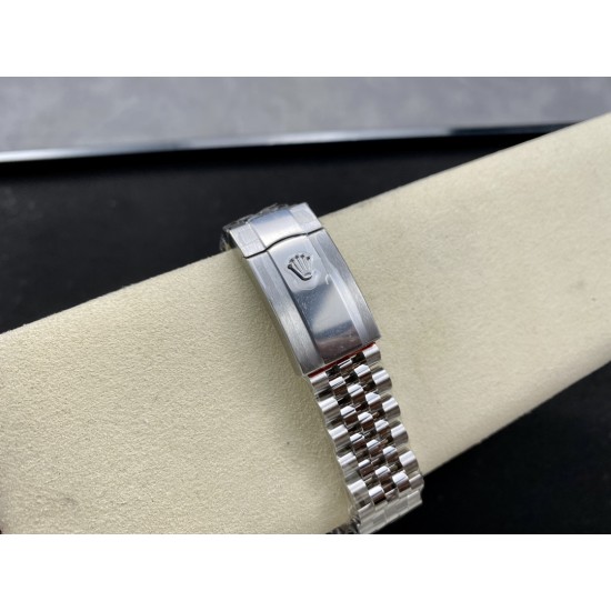 Rolex-Datejust 126334 41mm Jub Flt 904L SS/SS White/Stk VSF VS3235