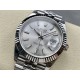 Rolex-Datejust 126334 41mm Jubilee Flt 904L SS/SS Silver/Stk VSF VS3235 Super Clone