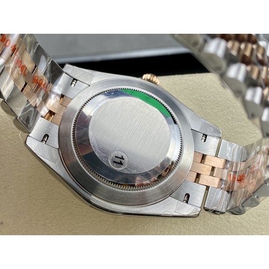Rolex-Datejust 41mm 126331 Jub RG/SS Champagne Dial VSF VS3235