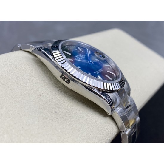 Rolex-Datejust 126334 41mm Oys SS/SS Green/Stk VSF VS3235