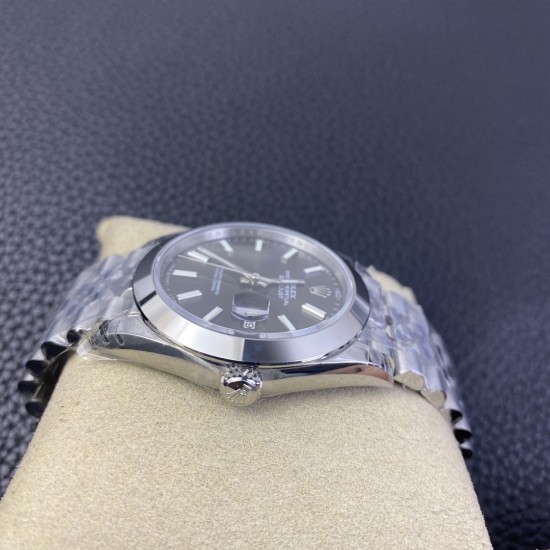 Rolex-Datejust 126334 41mm Jub Flt 904L SS/SS Grey/Stk VSF VS3235