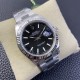 Rolex--Datejust 126334 41mm Oyster Flt 904L SS/SS Black/Stk VSF VS3235
