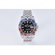 Rolex-GMT II 126710 Pepsi Jub 40mm SS/SS Black Clean V3 DD3285 Super Clone