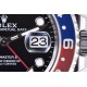 Rolex-GMT II 126710 Pepsi Jub 40mm SS/SS Black Clean V3 DD3285 Super Clone