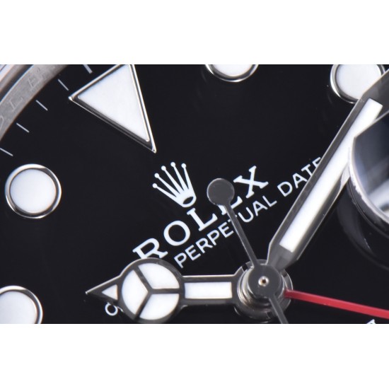 Rolex-GMT II 126710 Pepsi Jub 40mm SS/SS Black Clean V3 DD3285 Super Clone