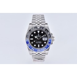 Rolex-GMT II 126710 Batgirl Jub 40mm SS/SS Black Clean DD3285 Super Clone