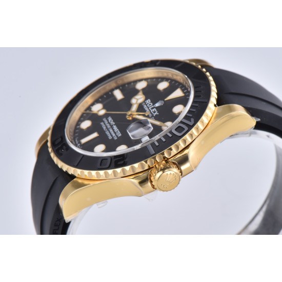 Rolex-Yacht-Master 226658 42mm YG/RU Black/Dot Clean VR3235