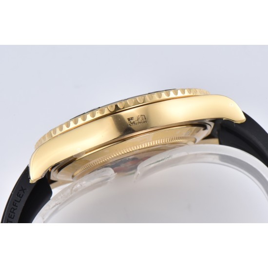 Rolex-Yacht-Master 226658 42mm YG/RU Black/Dot Clean VR3235