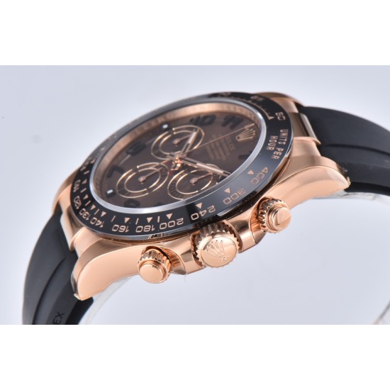 Rolex-Daytona 116515 40mm RG/RU Brown/Num Clean DD4130