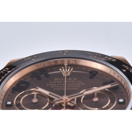 Rolex-Daytona 116515 40mm RG/RU Brown/Num Clean DD4130