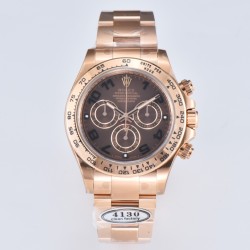 Rolex-Daytona 116505 40mm RG/RG Brown/Num Clean DD4130