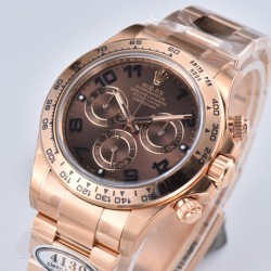 Rolex-Daytona 116505 40mm RG/RG Brown/Num Clean DD4130