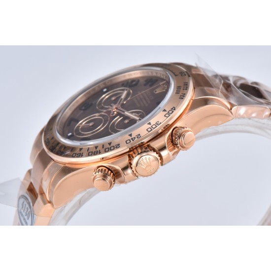 Rolex-Daytona 116505 40mm RG/RG Brown/Num Clean DD4130