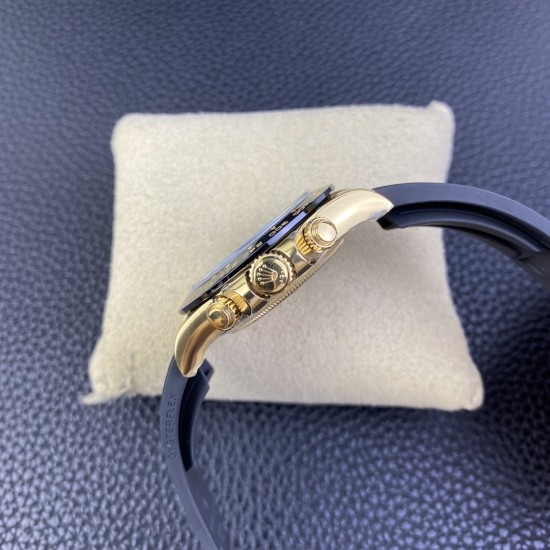 Rolex-Daytona 116518 40mm YG/RU White/Stk Clean DD4130