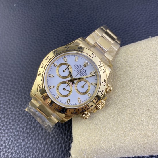 Rolex-Daytona 116508 40mm YG/YG White/Stk Clean DD4130