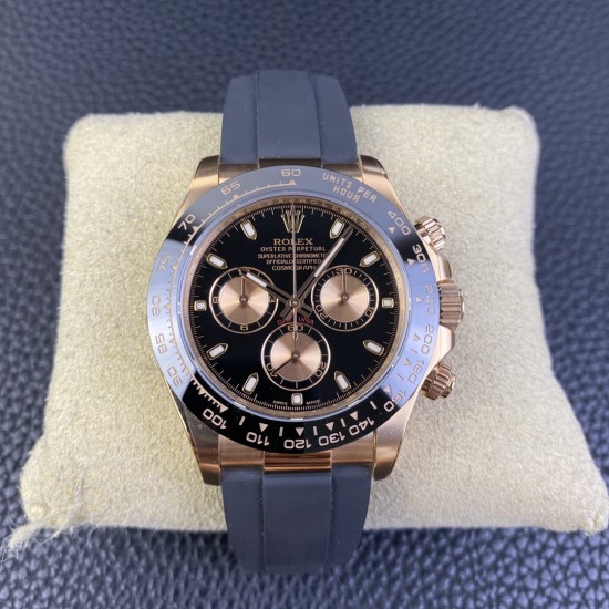 Rolex-Daytona 116515 40mm RG/RU Black/Gold Clean DD4130
