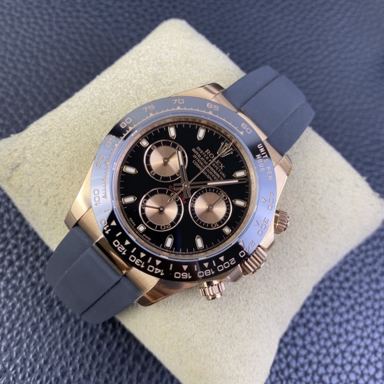 Rolex-Daytona 116515 40mm RG/RU Black/Gold Clean DD4130