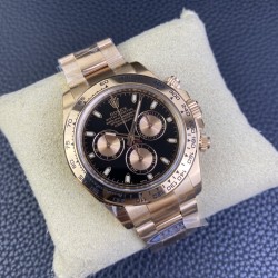 Rolex-Daytona 116505 40mm RG/RG Black/Gold Clean DD4130
