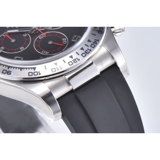 Rolex-Daytona 116519 40mm SS/RU Black/Num Clean DD4130