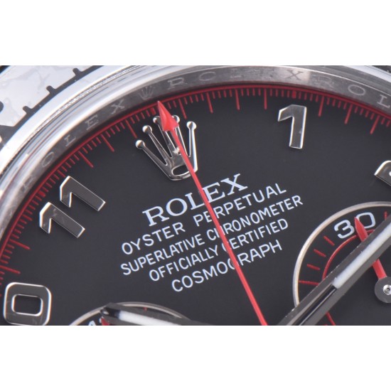 Rolex-Daytona 116519 40mm SS/RU Black/Num Clean DD4130