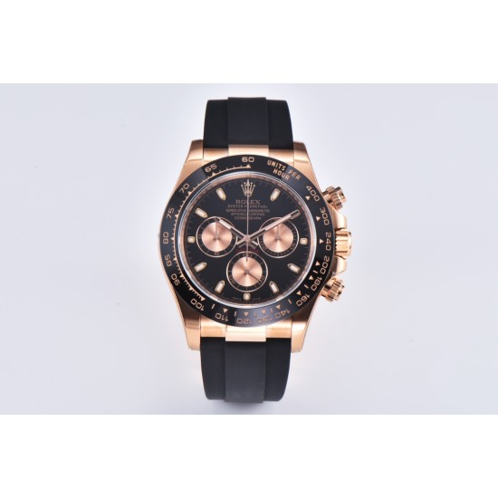 Rolex-Daytona 116515 40mm RG/RU Black/Gold Clean DD4130