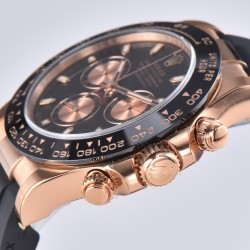 Rolex-Daytona 116515 40mm RG/RU Black/Gold Clean DD4130