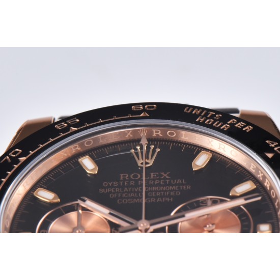 Rolex-Daytona 116515 40mm RG/RU Black/Gold Clean DD4130