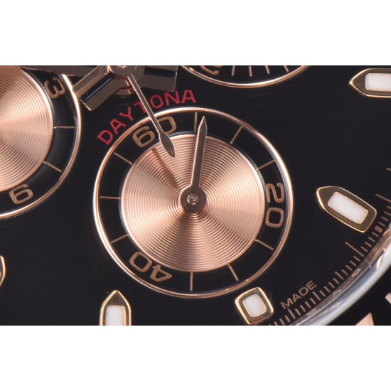 Rolex-Daytona 116515 40mm RG/RU Black/Gold Clean DD4130