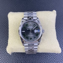 Rolex-Datejust 126234 36mm Jub SS/SS Grey/Rmn VSF VS3235