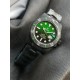 Rolex-Submariner DIW 40mm 904L DLC/DLC Grn/Blk Dial VSF VS3135