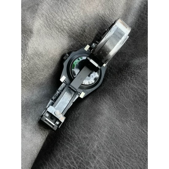 Rolex-Submariner DIW 40mm 904L DLC/DLC Yel/Blk Dial VSF VS3135