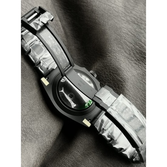 Rolex-Submariner DIW 40mm 904L DLC/DLC Blue/Blk Dial VSF VS3135