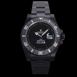 Rolex-Submariner DIW 40mm 904L DLC/DLC Black Dial VSF VS3135