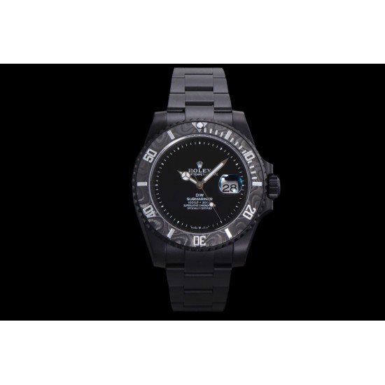 Rolex-Submariner DIW 40mm 904L DLC/DLC Black Dial VSF VS3135