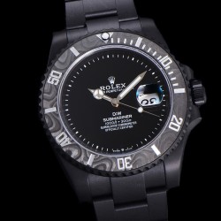 Rolex-Submariner DIW 40mm 904L DLC/DLC Black Dial VSF VS3135