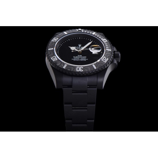 Rolex-Submariner DIW 40mm 904L DLC/DLC Black Dial VSF VS3135