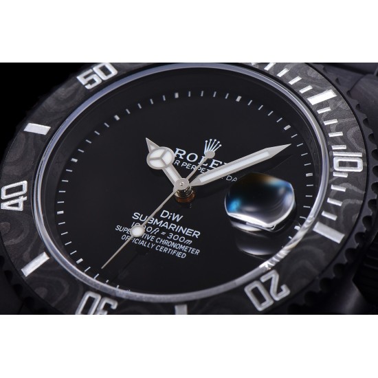 Rolex-Submariner DIW 40mm 904L DLC/DLC Black Dial VSF VS3135