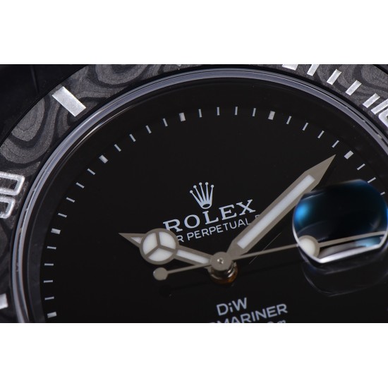 Rolex-Submariner DIW 40mm 904L DLC/DLC Black Dial VSF VS3135