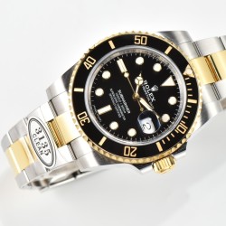Rolex-Submariner 116613LN 904L YG/SS Black Dial CLEAN DD3135