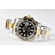 Rolex-Submariner 116613LN 904L YG/SS Black Dial CLEAN DD3135