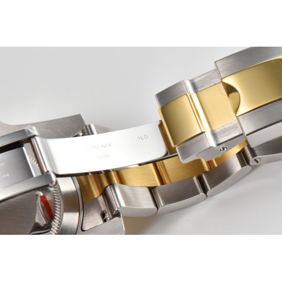 Rolex-Submariner 116613LN 904L YG/SS Black Dial CLEAN DD3135