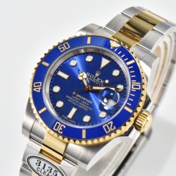 Rolex-Submariner 116613LB Bluesy 40mm 904L YG/SS Blue Dial Clean DD3135