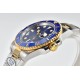 Rolex-Submariner 116613LB Bluesy 40mm 904L YG/SS Blue Dial Clean DD3135