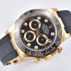 Rolex-Daytona 116518 40MM YG/RU Black/Black Clean DD4130